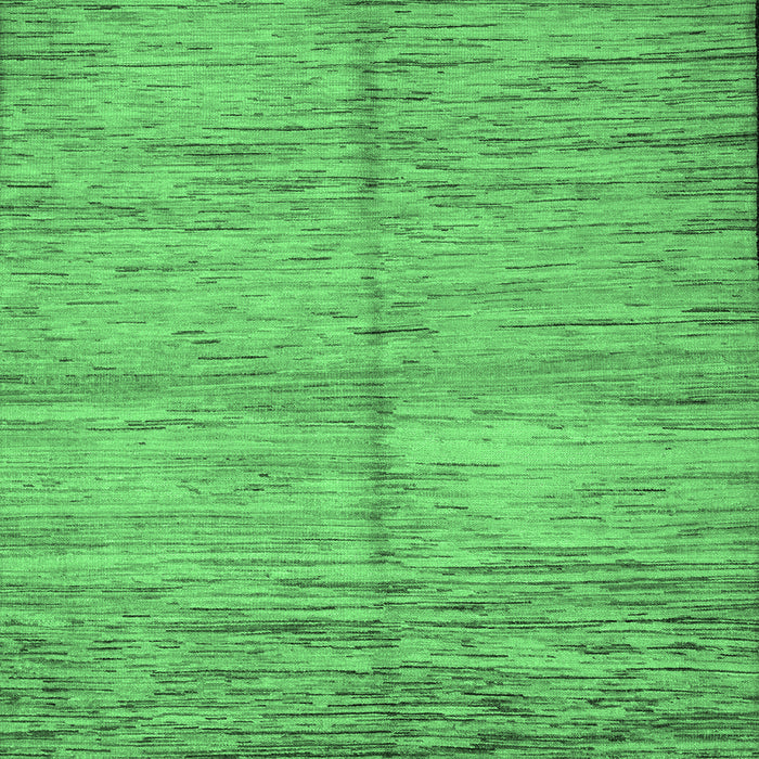 Square Abstract Emerald Green Modern Rug, abs5406emgrn