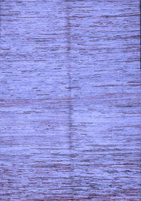 Abstract Blue Modern Rug, abs5406blu