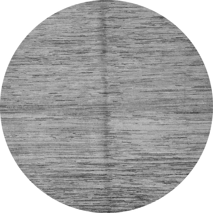 Round Machine Washable Abstract Gray Modern Rug, wshabs5406gry