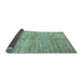 Sideview of Abstract Light Blue Modern Rug, abs5406lblu