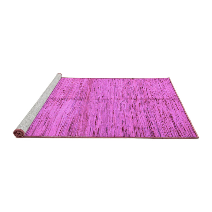 Sideview of Machine Washable Abstract Purple Modern Area Rugs, wshabs5406pur
