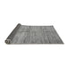 Sideview of Abstract Gray Modern Rug, abs5406gry