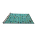 Sideview of Machine Washable Abstract Light Blue Modern Rug, wshabs5407lblu