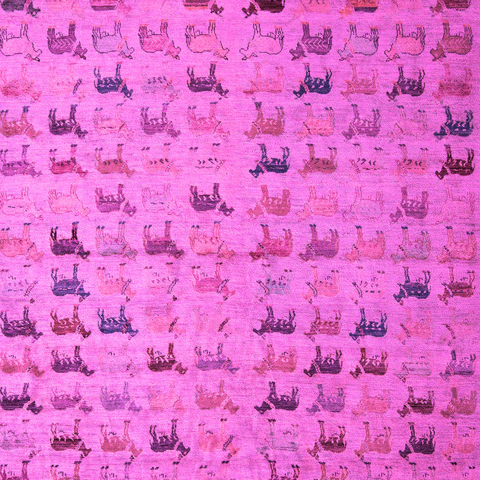 Machine Washable Abstract Pink Modern Rug, wshabs5407pnk