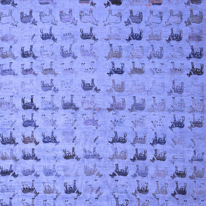 Abstract Blue Modern Rug, abs5407blu