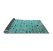 Sideview of Abstract Light Blue Modern Rug, abs5407lblu