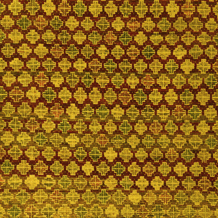 Abstract Yellow Modern Rug, abs5408yw