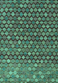 Abstract Turquoise Modern Rug, abs5408turq