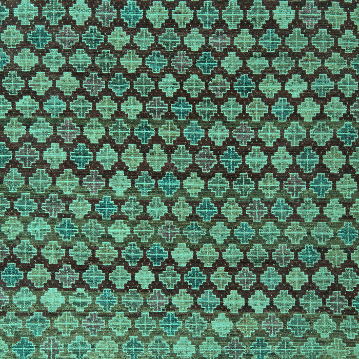 Machine Washable Abstract Turquoise Modern Area Rugs, wshabs5408turq