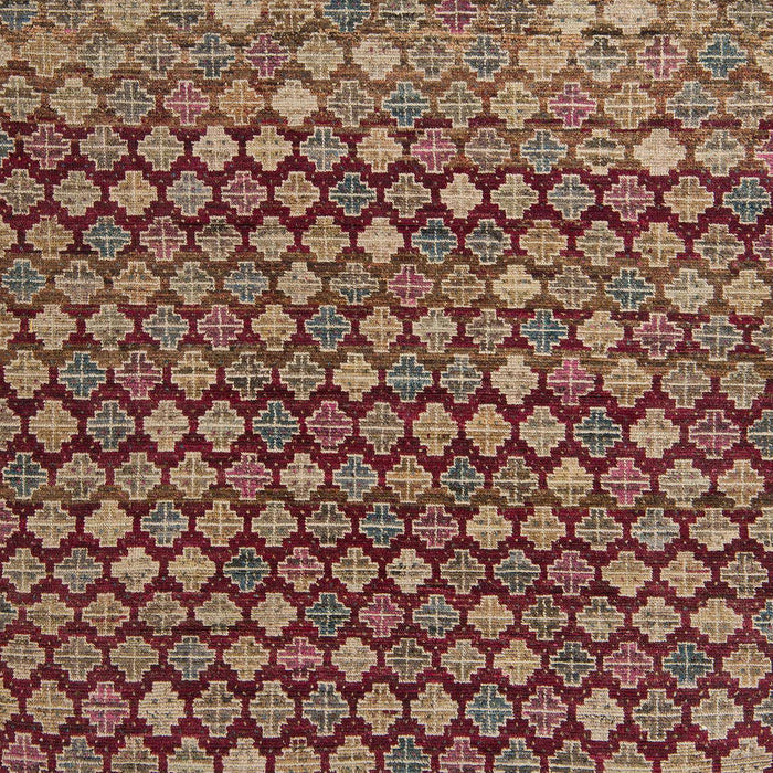 Abstract Saffron Red Modern Rug, abs5408