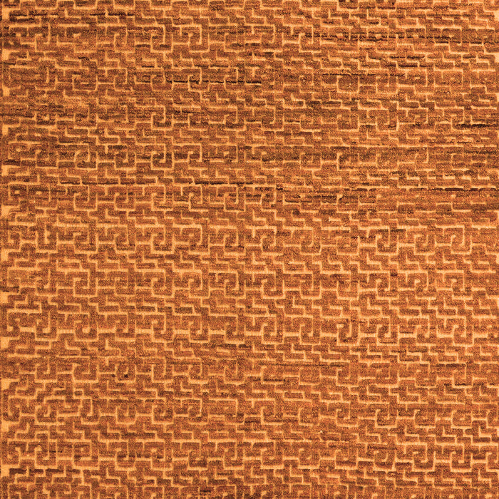 Machine Washable Abstract Orange Modern Area Rugs, wshabs5409org