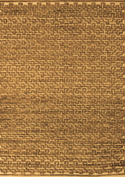 Abstract Brown Modern Rug, abs5409brn