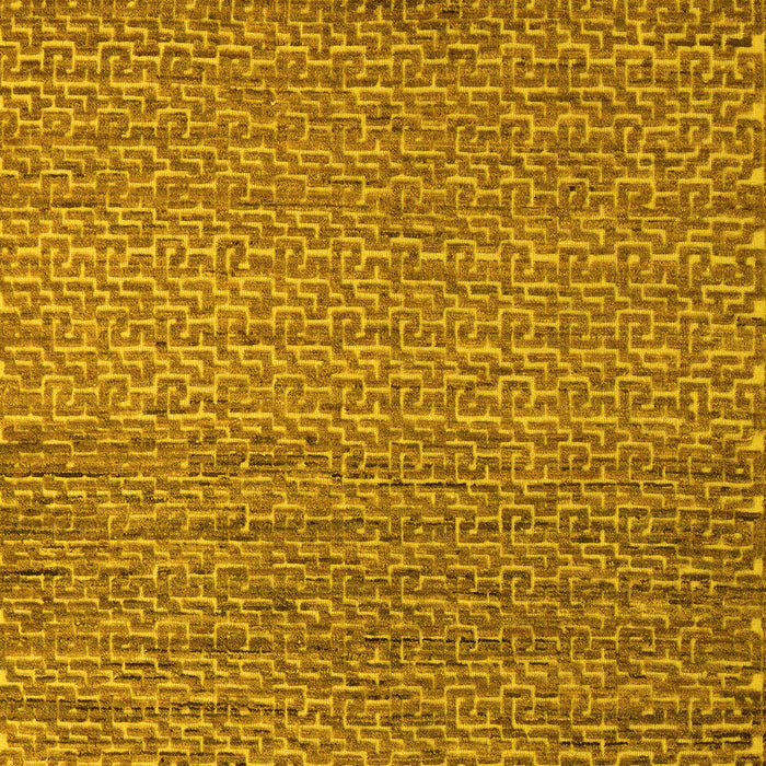 Abstract Yellow Modern Rug, abs5409yw