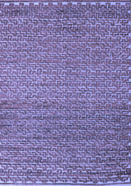 Abstract Blue Modern Rug, abs5409blu