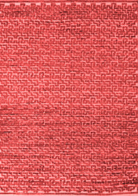 Abstract Red Modern Rug, abs5409red