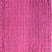 Square Machine Washable Abstract Pink Modern Rug, wshabs5409pnk