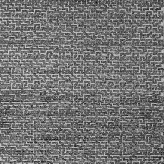 Machine Washable Abstract Gray Modern Rug, wshabs5409gry