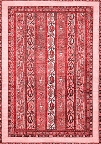 Abstract Red Modern Rug, abs540red