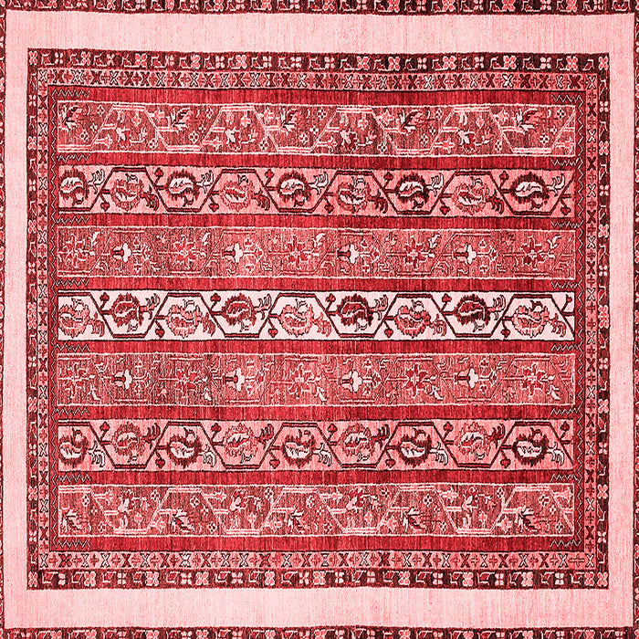 Machine Washable Abstract Red Modern Rug, wshabs540red