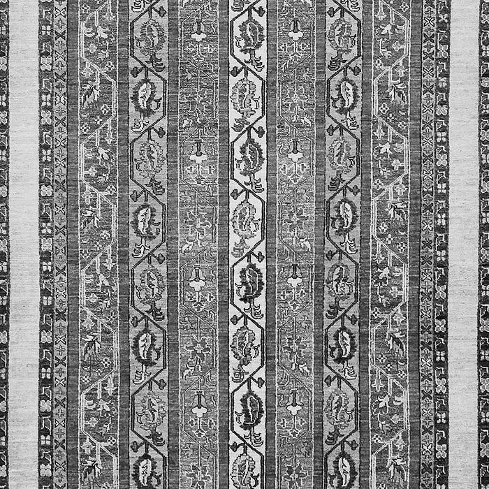 Machine Washable Abstract Gray Modern Rug, wshabs540gry