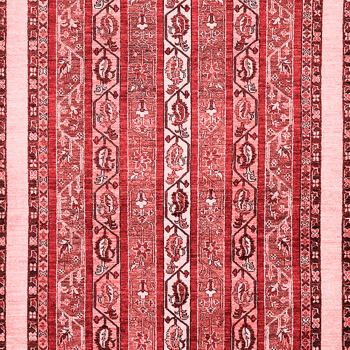 Machine Washable Abstract Red Modern Rug, wshabs540red