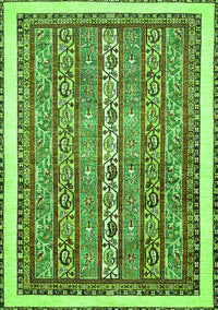 Abstract Green Modern Rug, abs540grn