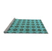 Sideview of Machine Washable Abstract Light Blue Modern Rug, wshabs5410lblu