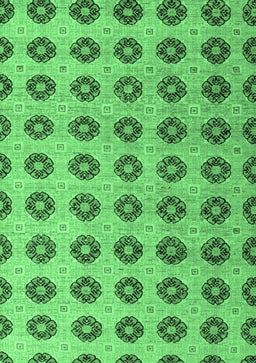 Abstract Emerald Green Modern Rug, abs5410emgrn