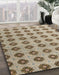 Abstract Brown Modern Rug in Family Room, abs5410