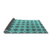 Sideview of Abstract Light Blue Modern Rug, abs5410lblu