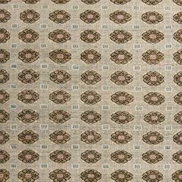 Square Machine Washable Abstract Brown Rug, wshabs5410