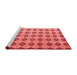 Modern Red Washable Rugs