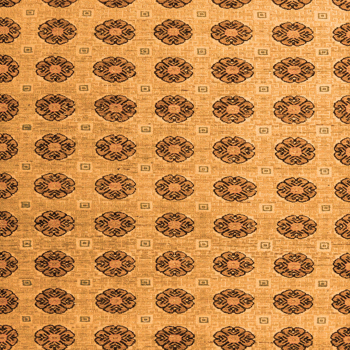 Square Machine Washable Abstract Orange Modern Area Rugs, wshabs5410org