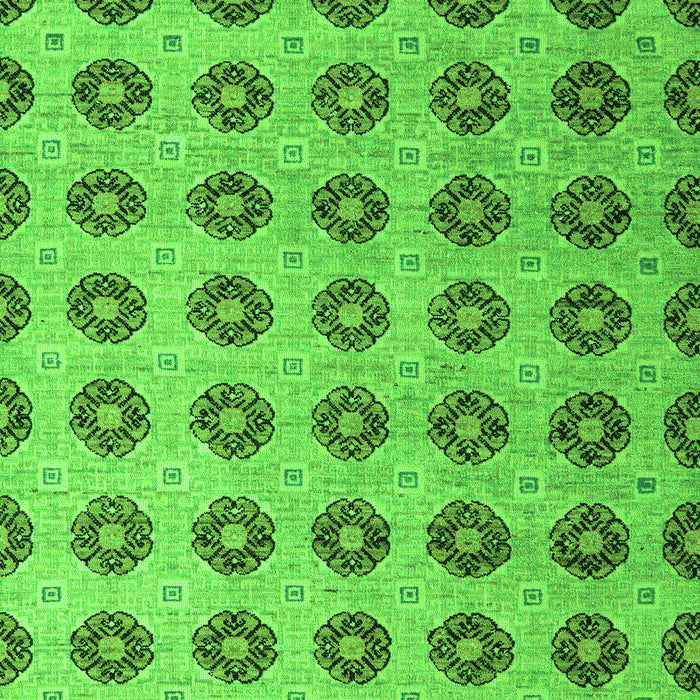 Machine Washable Abstract Green Modern Area Rugs, wshabs5410grn