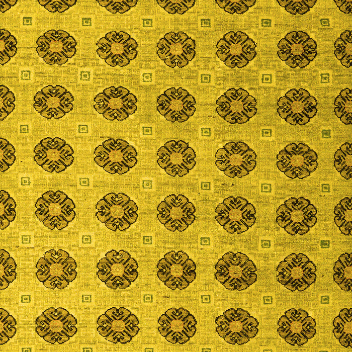 Abstract Yellow Modern Rug, abs5410yw