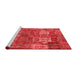 Modern Red Washable Rugs