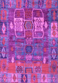 Abstract Purple Modern Rug, abs5411pur