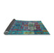 Sideview of Abstract Light Blue Modern Rug, abs5411lblu