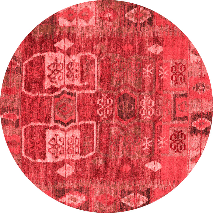 Machine Washable Abstract Red Modern Rug, wshabs5411red