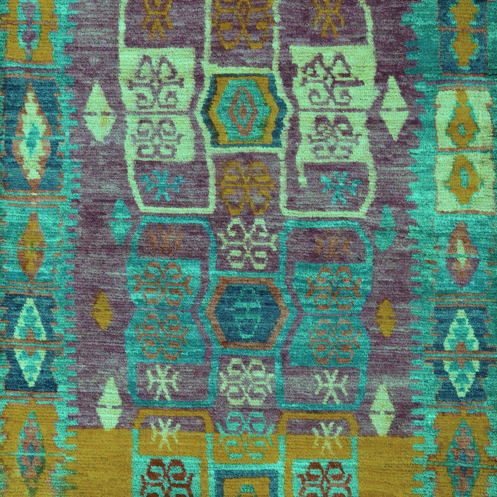 Abstract Turquoise Modern Rug, abs5411turq