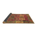 Sideview of Abstract Brown Modern Rug, abs5411brn