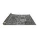 Sideview of Abstract Gray Modern Rug, abs5411gry