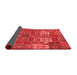 Abstract Red Modern Area Rugs