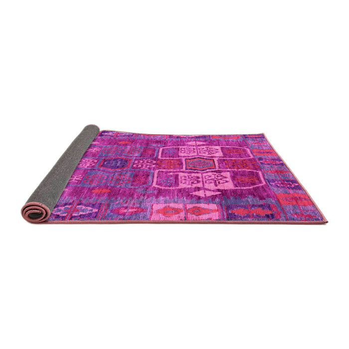 Sideview of Abstract Pink Modern Rug, abs5411pnk