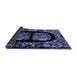 Sideview of Medallion Blue French Rug, abs5412blu