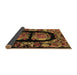 Sideview of Medallion Brown French Rug, abs5412brn