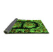 Sideview of Medallion Green French Rug, abs5412grn