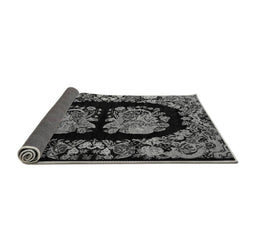Sideview of Medallion Gray French Rug, abs5412gry