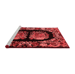 French Red Washable Rugs