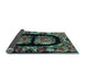 Sideview of Medallion Light Blue French Rug, abs5412lblu